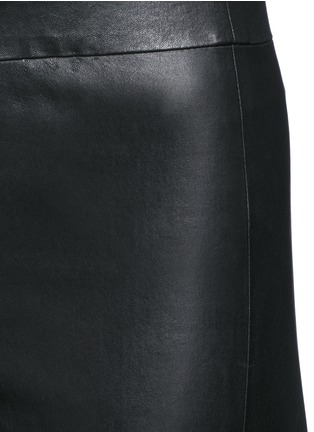 Detail View - Click To Enlarge - THEORY - 'Adbelle' lamb leather leggings
