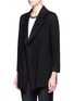 Front View - Click To Enlarge - THEORY - 'Clairene' double face wool cashmere coat