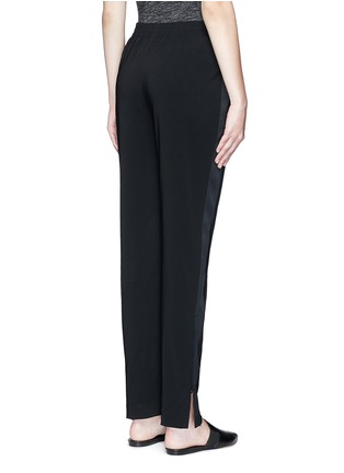 Back View - Click To Enlarge - THEORY - 'Viewpine' pintuck front crepe pants
