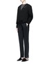 Figure View - Click To Enlarge - THEORY - 'Viewpine' pintuck front crepe pants