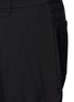 Detail View - Click To Enlarge - OAMC - Petersham trim wool seersucker shorts