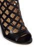 Detail View - Click To Enlarge - MICHAEL KORS - 'Yvonne' cutout leather open toe caged booties