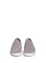 Front View - Click To Enlarge - MICHAEL KORS - Keaton' quilted suede skate slip-ons
