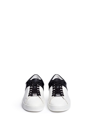 Front View - Click To Enlarge - MICHAEL KORS - Toby' colourblock leather sneakers