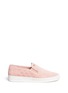 Main View - Click To Enlarge - MICHAEL KORS - 'Keaton' quilted suede skate slip-ons