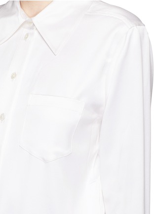 Detail View - Click To Enlarge - EQUIPMENT - 'Archive Luis' silk charmeuse shirt