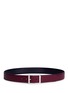 Figure View - Click To Enlarge - PAUL SMITH - Reversible saffiano leather belt