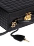 Detail View - Click To Enlarge - MARK CROSS - 'Grace Box' large quilted lamb leather trunk
