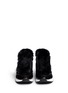 Figure View - Click To Enlarge - ASH - 'Link' rabbit fur suede leather combo sneakers