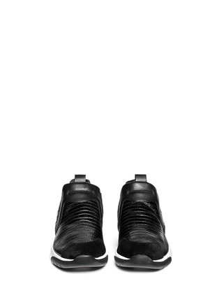 Figure View - Click To Enlarge - ASH - 'Set' embossed leather slip-on sneakers