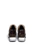 Back View - Click To Enlarge - ASH - 'Link' rabbit fur suede leather combo sneakers