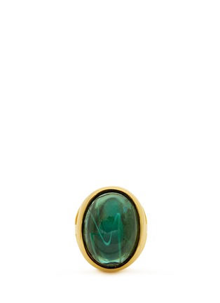 Main View - Click To Enlarge - KENNETH JAY LANE - Glass stone bezel ring