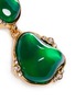 Detail View - Click To Enlarge - KENNETH JAY LANE - Cabochon stone drop clip earrings