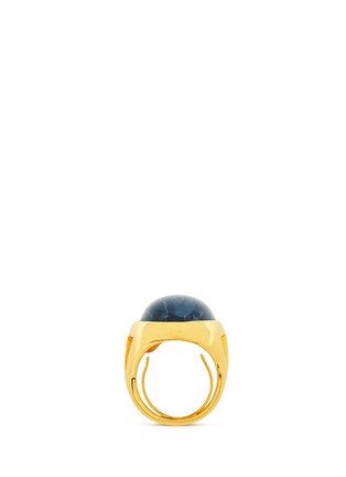 Figure View - Click To Enlarge - KENNETH JAY LANE - Glass stone bezel ring