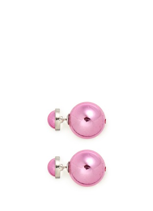 Main View - Click To Enlarge - KENNETH JAY LANE - Double sphere earrings