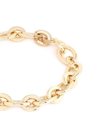 Detail View - Click To Enlarge - KENNETH JAY LANE - Oval chain link necklace