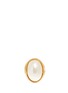 Main View - Click To Enlarge - KENNETH JAY LANE - Glass pearl bezel ring