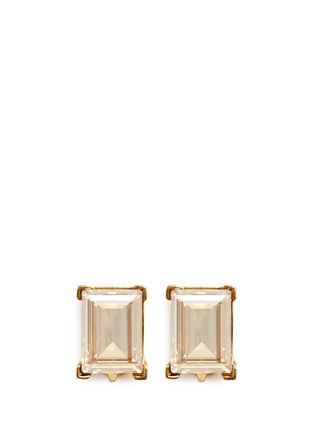 Main View - Click To Enlarge - KENNETH JAY LANE - Crystal clip earrings