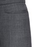 Detail View - Click To Enlarge - ARMANI COLLEZIONI - Soft pleat wool blend hopsack pants