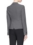 Back View - Click To Enlarge - ARMANI COLLEZIONI - Stretch wool notch lapel jacket