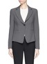 Main View - Click To Enlarge - ARMANI COLLEZIONI - Stretch wool notch lapel jacket