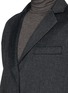 Detail View - Click To Enlarge - ARMANI COLLEZIONI - Felted virgin wool coat
