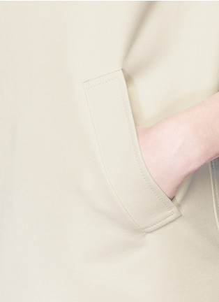 Detail View - Click To Enlarge - ARMANI COLLEZIONI - Stretch gabardine pocket shift dress