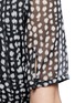 Detail View - Click To Enlarge - ARMANI COLLEZIONI - Mist dot print chiffon dress
