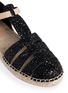 Detail View - Click To Enlarge - KATE SPADE - 'Lolana' glitter leather fisherman sandals