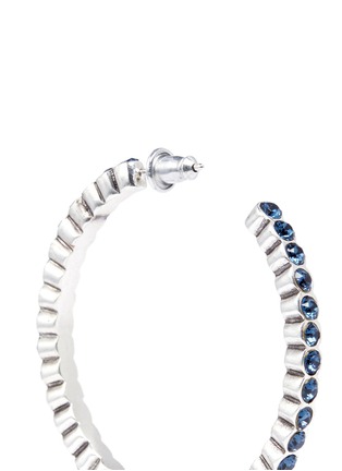 Detail View - Click To Enlarge - PHILIPPE AUDIBERT - Swarovski crystal hoop earrings