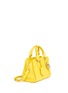 Front View - Click To Enlarge - ALEXANDER MCQUEEN - 'Padlock' mini leather tote