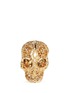 Main View - Click To Enlarge - ALEXANDER MCQUEEN - Crystal filigree skull ring