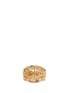 Main View - Click To Enlarge - ALEXANDER MCQUEEN - Crystal filigree dome ring