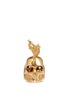 Main View - Click To Enlarge - ALEXANDER MCQUEEN - Crystal punk fish skull ring