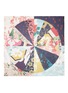 Main View - Click To Enlarge - ALEXANDER MCQUEEN - Kimono patchwork silk chiffon scarf