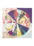 Main View - Click To Enlarge - ALEXANDER MCQUEEN - Kimono patchwork modal-silk scarf