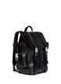 Front View - Click To Enlarge - NEIL BARRETT - 'Port Louis' dégradé leather backpack