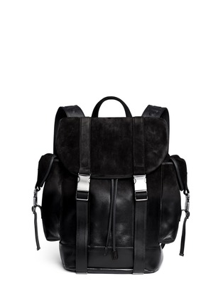 Main View - Click To Enlarge - NEIL BARRETT - 'Port Louis' dégradé leather backpack
