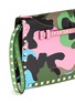 Detail View - Click To Enlarge - VALENTINO GARAVANI - 'Camupsychedelic Rockstud' leather flap clutch