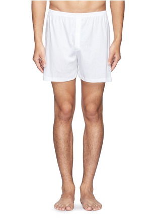 Main View - Click To Enlarge - ZIMMERLI - '220 Business Class' jersey boxers