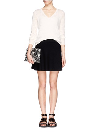 Figure View - Click To Enlarge - THEORY - Doreene flare skirt