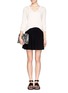 Figure View - Click To Enlarge - THEORY - Doreene flare skirt