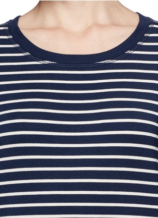 Detail View - Click To Enlarge - THEORY - 'Sanibela' stripe T-shirt