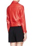 Back View - Click To Enlarge - ACNE STUDIOS - 'Mape' belted leather jacket 