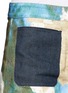 Detail View - Click To Enlarge - ACNE STUDIOS - Sailor wall print denim shorts