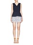 Figure View - Click To Enlarge - THEORY - 'Jinelle' peplum sleeveless top
