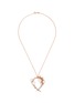 Main View - Click To Enlarge - SHAUN LEANE - Branch hoop pendant diamond and cultured pearl necklace