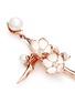 Detail View - Click To Enlarge - SHAUN LEANE - Large branch diamond and cultured pearl drop earrings