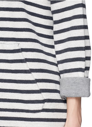 Detail View - Click To Enlarge - T BY ALEXANDER WANG - Stripe French terry sweatshirt