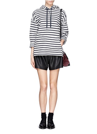 Figure View - Click To Enlarge - T BY ALEXANDER WANG - Stripe French terry sweatshirt